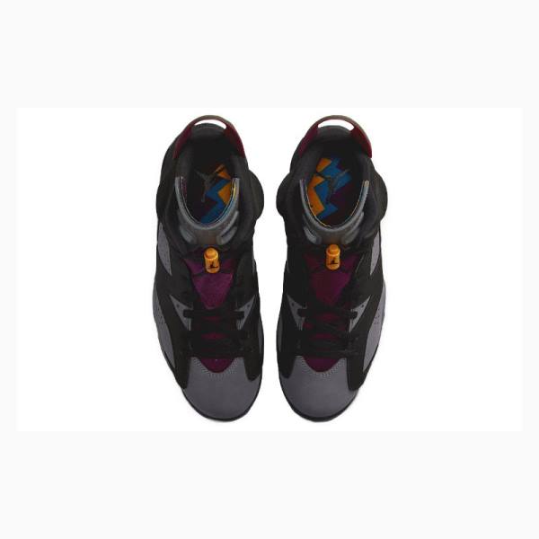 Black / Purple Men's Nike Retro Bordeaux Basketball Shoes Air Jordan 6 | JD-506KJ