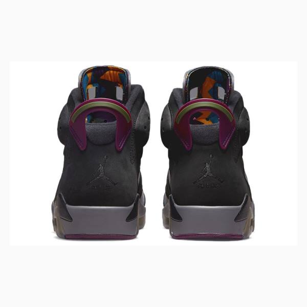 Black / Purple Men's Nike Retro Bordeaux Basketball Shoes Air Jordan 6 | JD-506KJ