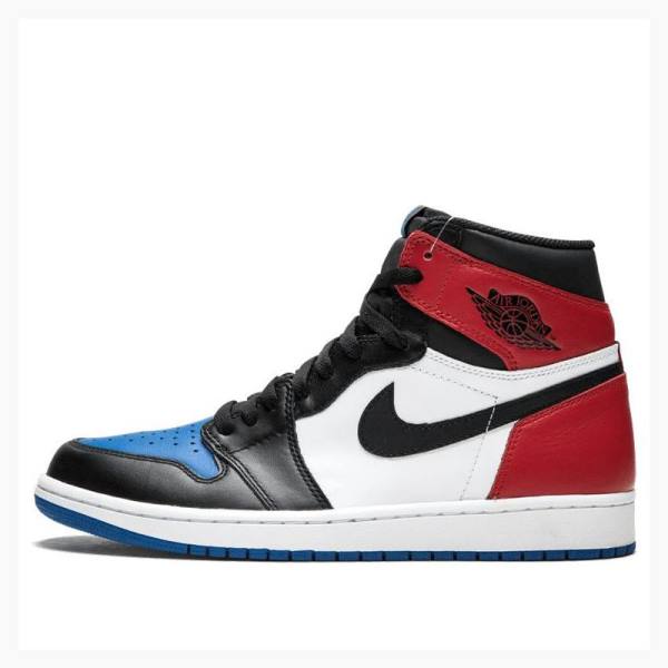 Black / Red / Blue Men\'s Nike Retro High OG Top 3 Basketball Shoes Air Jordan 1 | JD-746PT