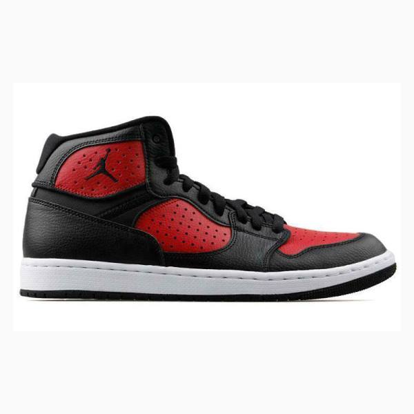 Black / Red Men's Nike Access Basketball Shoes Air Jordan | JD-542AZ