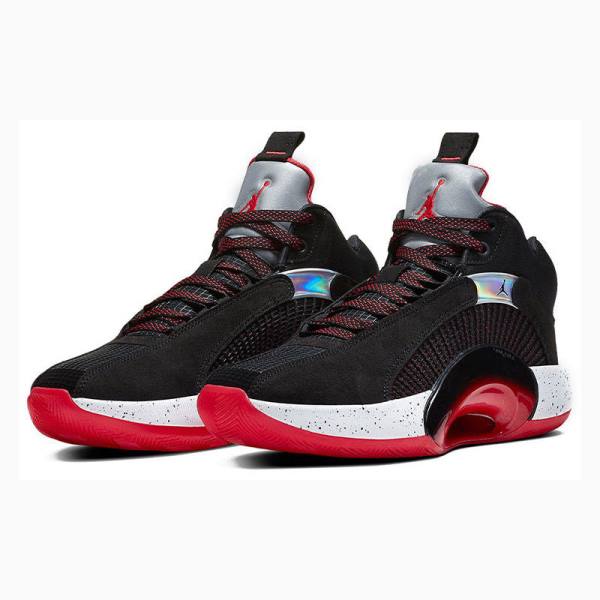 Black / Red Men's Nike Bred Basketball Shoes Air Jordan 35 | JD-802VI