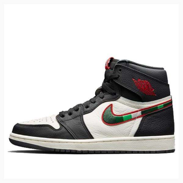 Black / Red Men\'s Nike Retro High OG Sports Illustrated Basketball Shoes Air Jordan 1 | JD-962NK