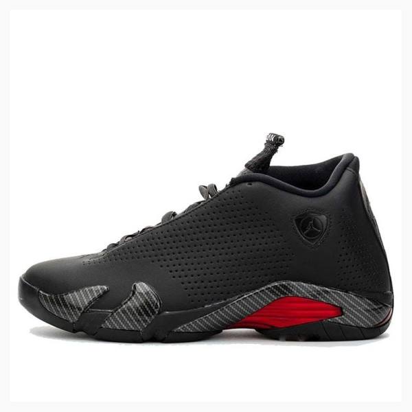 Black / Red Men\'s Nike Retro SE Black Ferrari Basketball Shoes Air Jordan 14 | JD-150VQ