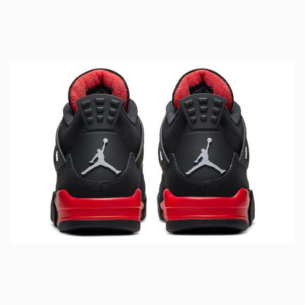 Black / Red Men's Nike Retro Thunder Basketball Shoes Air Jordan 4 | JD-738ZV