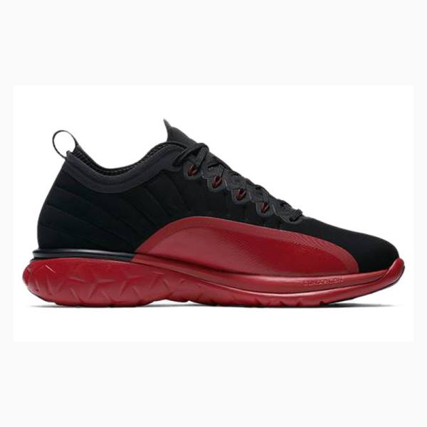 Black / Red Men's Nike Trainer Prime Flu Game Basketball Shoes Air Jordan | JD-935GK