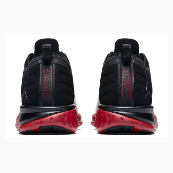 Black / Red Men's Nike Trainer Prime Flu Game Basketball Shoes Air Jordan | JD-935GK