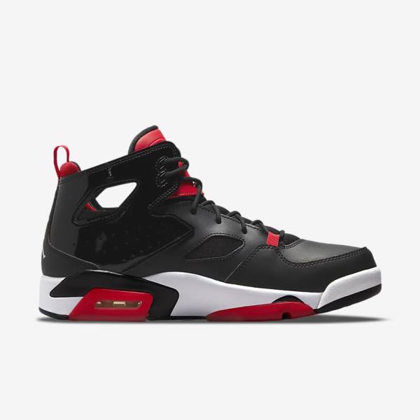 Black / Red / White Men's Nike Flight Club 91 Sneakers Air Jordan | NK570DRP