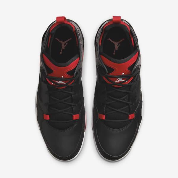 Black / Red / White Men's Nike Flight Club 91 Sneakers Air Jordan | NK570DRP