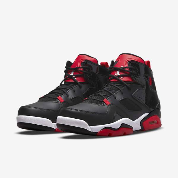 Black / Red / White Men's Nike Flight Club 91 Sneakers Air Jordan | NK570DRP