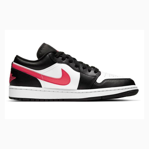 Black / Red Women's Nike Low Siren Sneakers Air Jordan 1 | JD-049KC