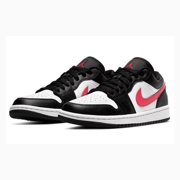 Black / Red Women's Nike Low Siren Sneakers Air Jordan 1 | JD-049KC