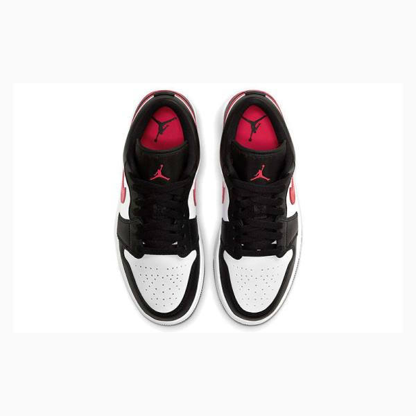 Black / Red Women's Nike Low Siren Sneakers Air Jordan 1 | JD-049KC