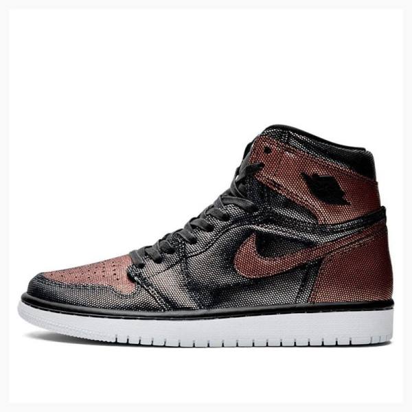 Black / Red Women\'s Nike Retro High OG Fearless Basketball Shoes Air Jordan 1 | JD-357SW