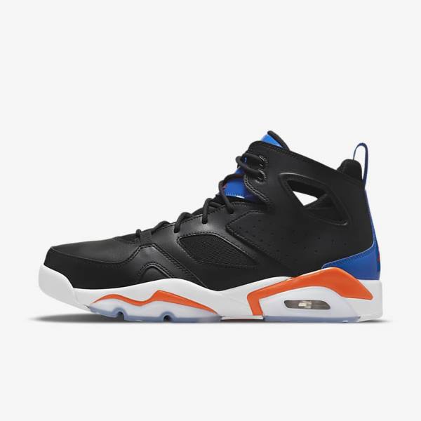 Black / Royal / White / Orange Men\'s Nike Flight Club 91 Sneakers Air Jordan | NK547NXH