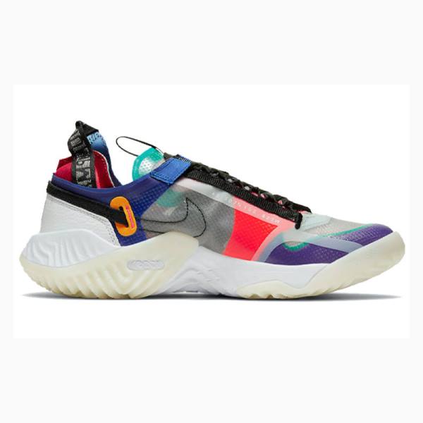 Black / White / Blue Men's Nike Delta Breathe MultiColor Running Shoes Air Jordan | JD-369HT