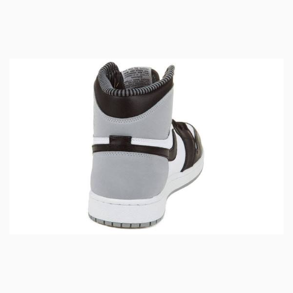 Black / White / Grey Men's Nike Retro High OG Baron Basketball Shoes Air Jordan 1 | JD-740NV