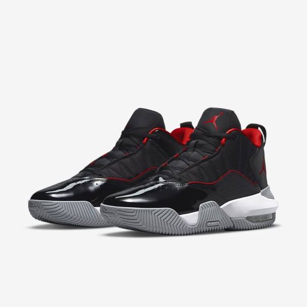 Black / White / Grey / Red Men's Nike Stay Loyal Sneakers Air Jordan | NK189NFE