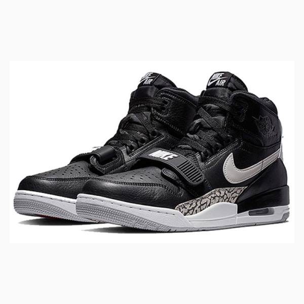 Black / White Men's Nike Legacy 312 Basketball Shoes Air Jordan | JD-506ZF