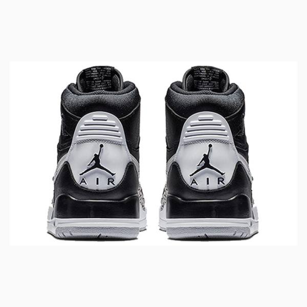 Black / White Men's Nike Legacy 312 Basketball Shoes Air Jordan | JD-506ZF