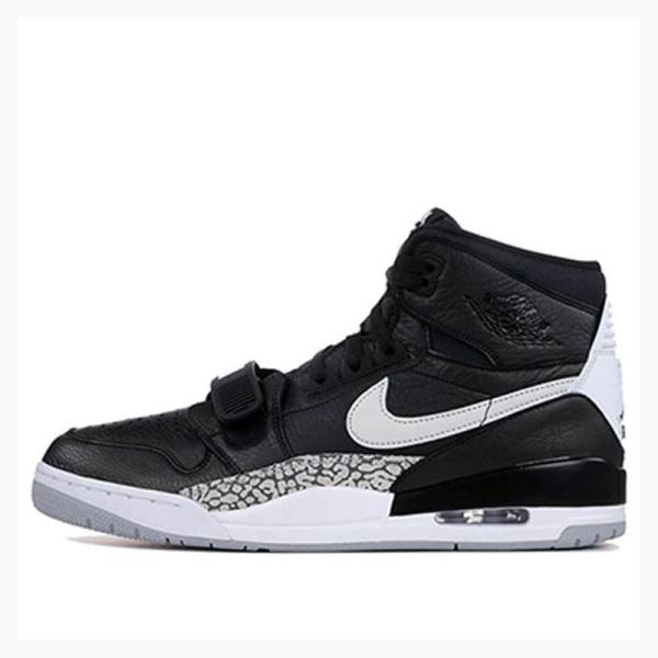 Black / White Men\'s Nike Legacy 312 Basketball Shoes Air Jordan | JD-506ZF