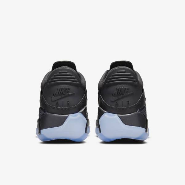 Black / White Men's Nike Point Lane Running Shoes Air Jordan | NK487BQD