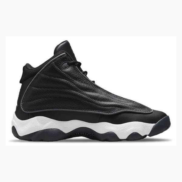 Black / White Men's Nike Pro Strong Basketball Shoes Air Jordan | JD-493TX