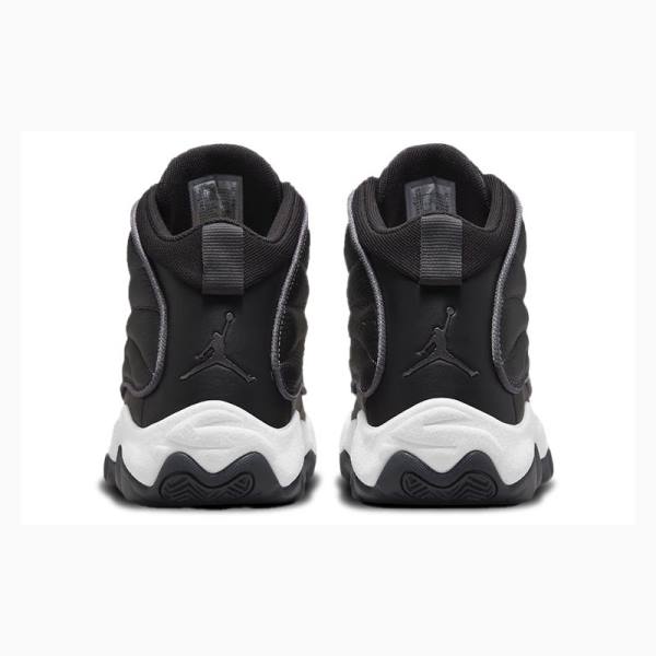 Black / White Men's Nike Pro Strong Basketball Shoes Air Jordan | JD-493TX