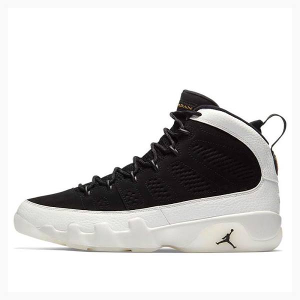 Black / White Men\'s Nike Retro LA All-Star Basketball Shoes Air Jordan 9 | JD-465RD