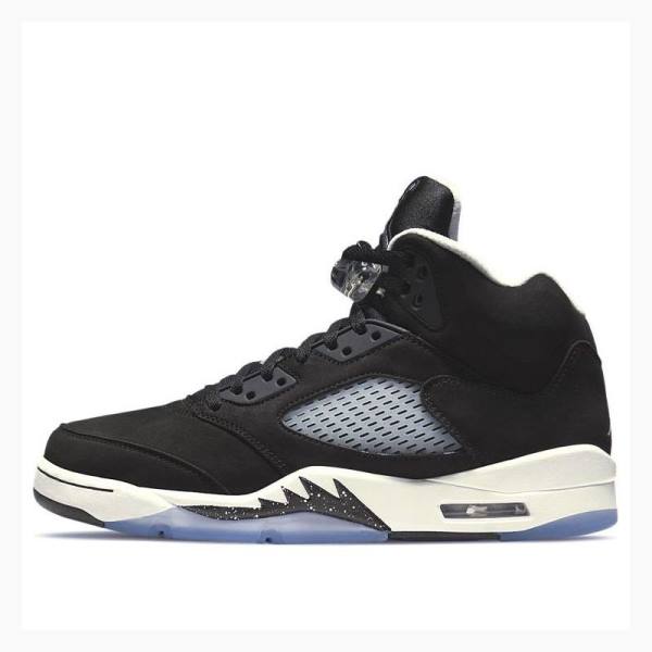 Black / White Men\'s Nike Retro Oreo Basketball Shoes Air Jordan 5 | JD-360XI