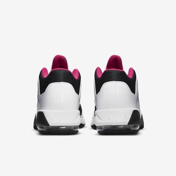 Black / White / Pink / Blue Men's Nike Max Aura 3 Basketball Shoes Air Jordan | NK618HVJ