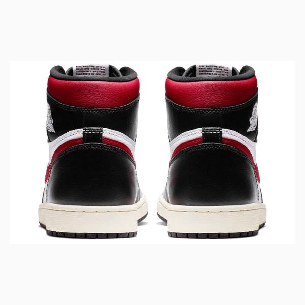 Black / White / Red Men's Nike Retro High OG Basketball Shoes Air Jordan 1 | JD-176CH