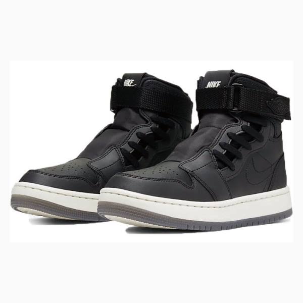 Black / White Women's Nike NOVA XX JORDAN LEGACY Basketball Shoes Air Jordan 1 | JD-625DF