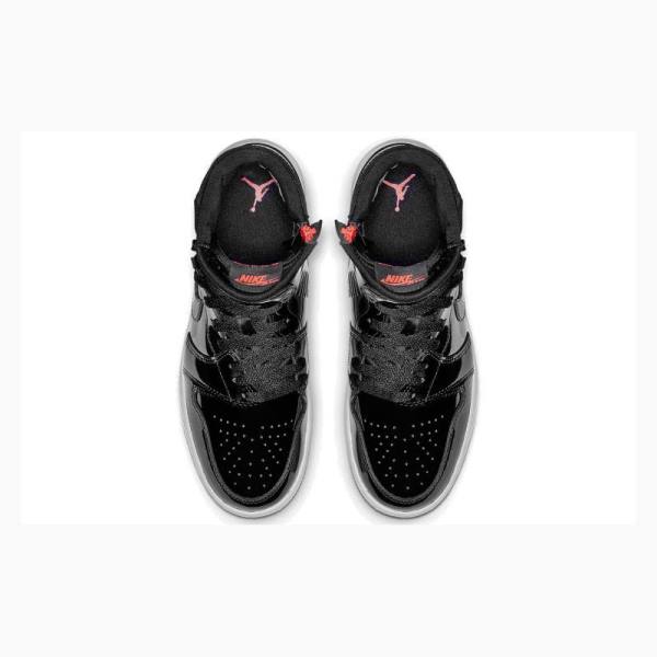 Black Women's Nike Rebel XX 'Black Patent' Basketball Shoes Air Jordan 1 | JD-812TG