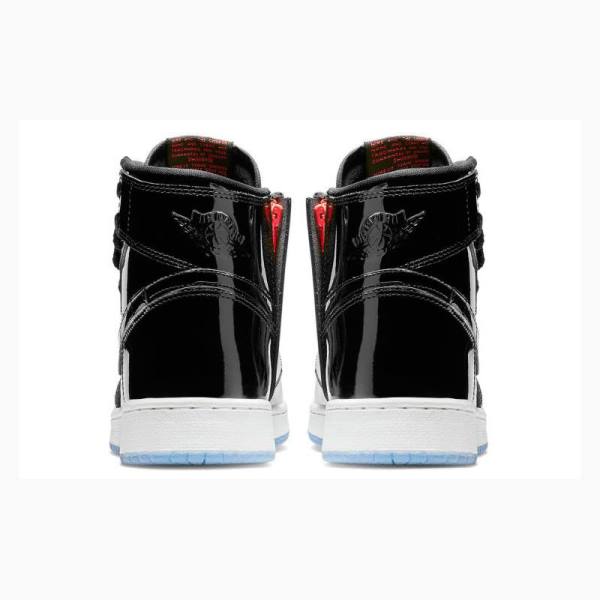 Black Women's Nike Rebel XX 'Black Patent' Basketball Shoes Air Jordan 1 | JD-812TG