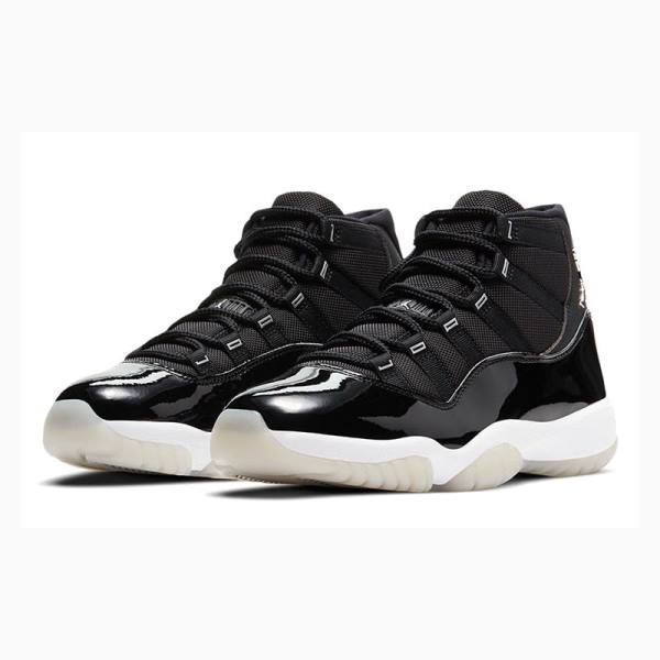 Black Women's Nike Retro Jubilee 25th Anniversary Basketball Shoes Air Jordan 11 | JD-576MY