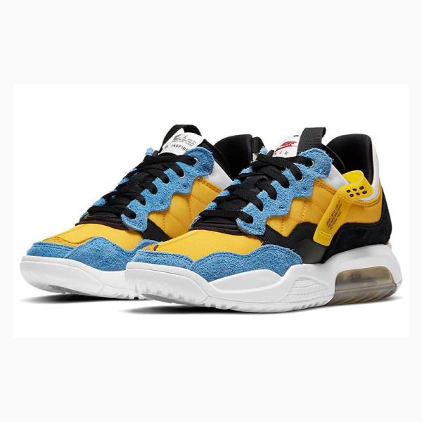 Blue / Black / Gold Women's Nike MA2 rsity Running Shoes Air Jordan | JD-426CG