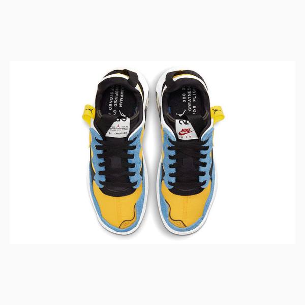 Blue / Black / Gold Women's Nike MA2 rsity Running Shoes Air Jordan | JD-426CG