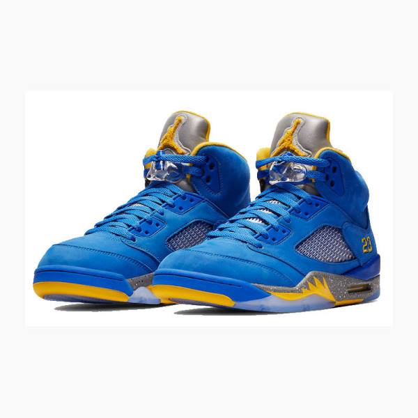 Blue Men's Nike JSP Laney Basketball Shoes Air Jordan 5 | JD-703KF