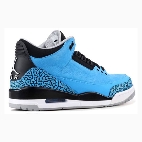 Blue Men's Nike Retro Powder Basketball Shoes Air Jordan 3 | JD-923MC