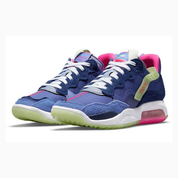 Blue / Purple / Green Men's Nike MA2 Running Shoes Air Jordan | JD-785PR