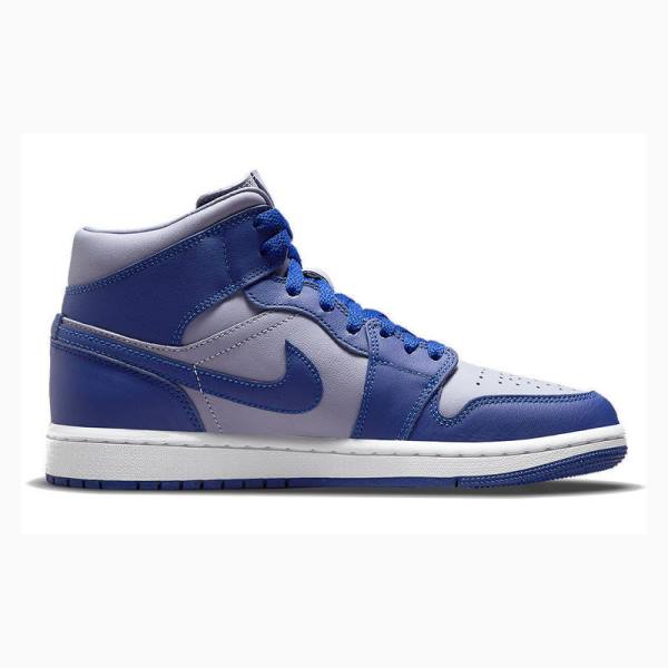 Blue Women's Nike Mid Iron Basketball Shoes Air Jordan 1 | JD-149ZW