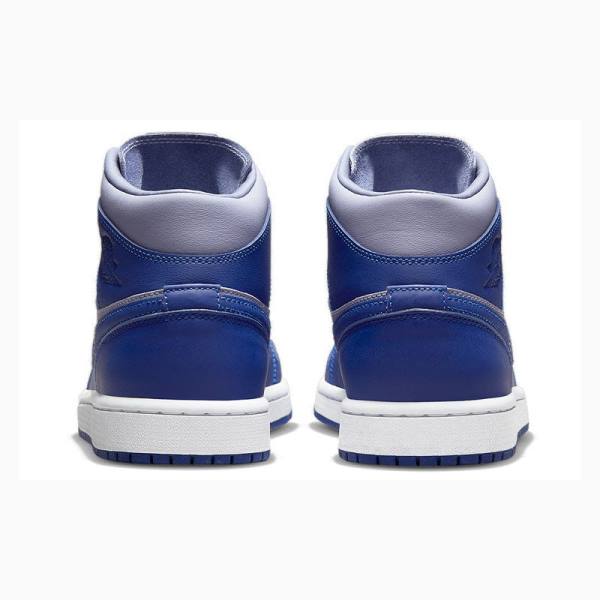 Blue Women's Nike Mid Iron Basketball Shoes Air Jordan 1 | JD-149ZW