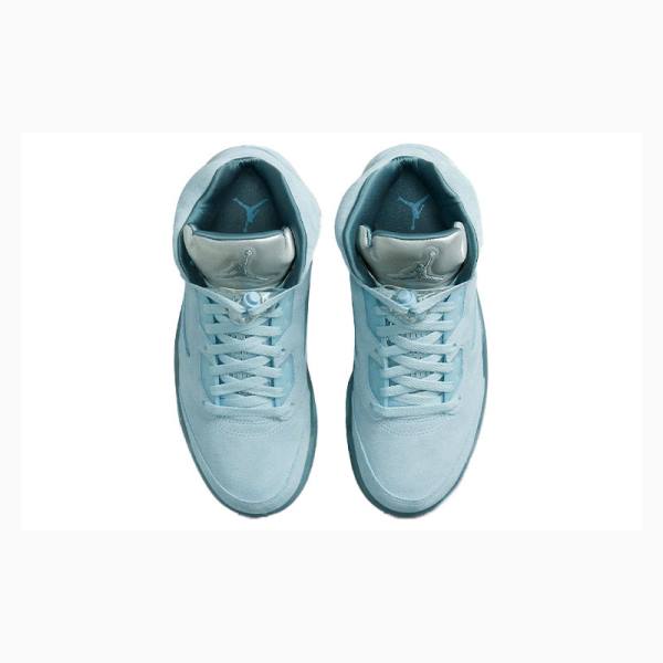 Blue Women's Nike Retro Bird Basketball Shoes Air Jordan 5 | JD-297WD