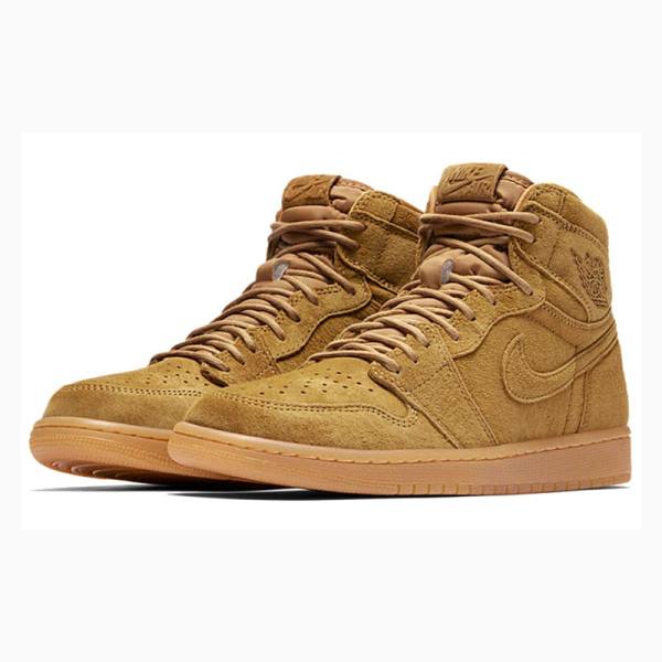 Brown Men's Nike Retro High OG Basketball Shoes Air Jordan 1 | JD-648UA