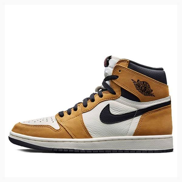 Brown Men\'s Nike Retro High OG Rookie of the Year Basketball Shoes Air Jordan 1 | JD-294US