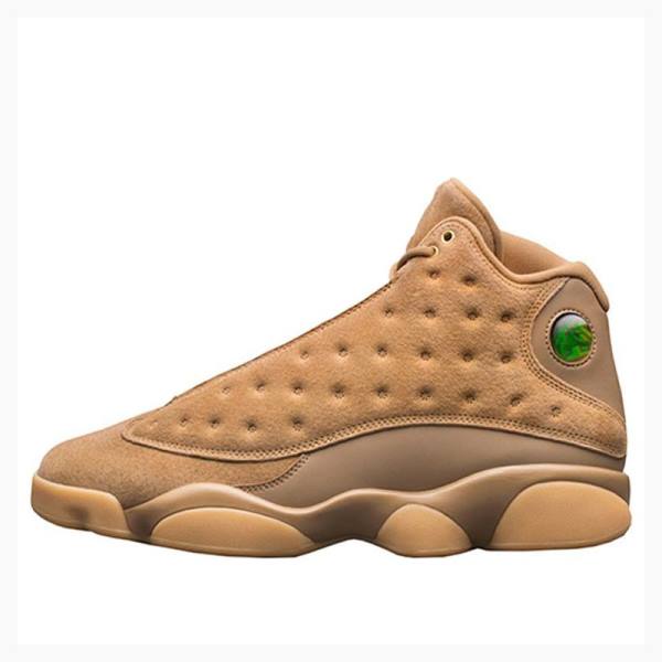 Brown Men\'s Nike Retro Wheat Basketball Shoes Air Jordan 13 | JD-428SX