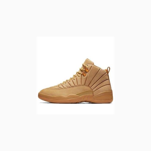 Brown Women\'s Nike Retro PSNY Wheat Basketball Shoes Air Jordan 12 | JD-584XA