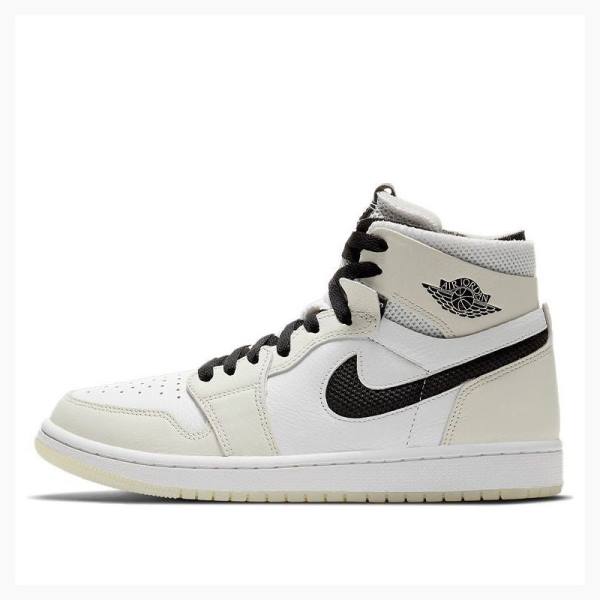 Cream / Black Women\'s Nike Zoom CMFT Sail Basketball Shoes Air Jordan 1 | JD-920RU