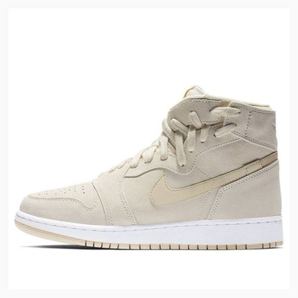 Cream Women\'s Nike Rebel XX Desert Ore Basketball Shoes Air Jordan 1 | JD-497VL