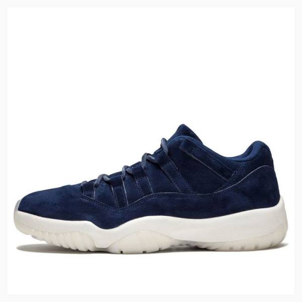 Dark Blue Men\'s Nike Retro Low Re2pect Sneakers Air Jordan 11 | JD-869AI